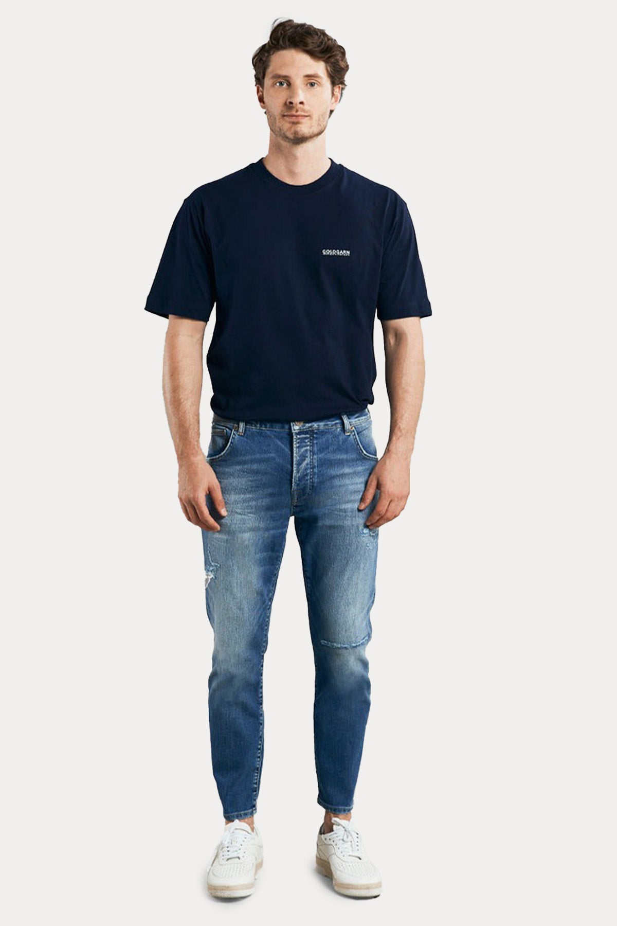 Goldgarn Neckarau Twisted Cropped Fit Jeans-Jeans-Libas
