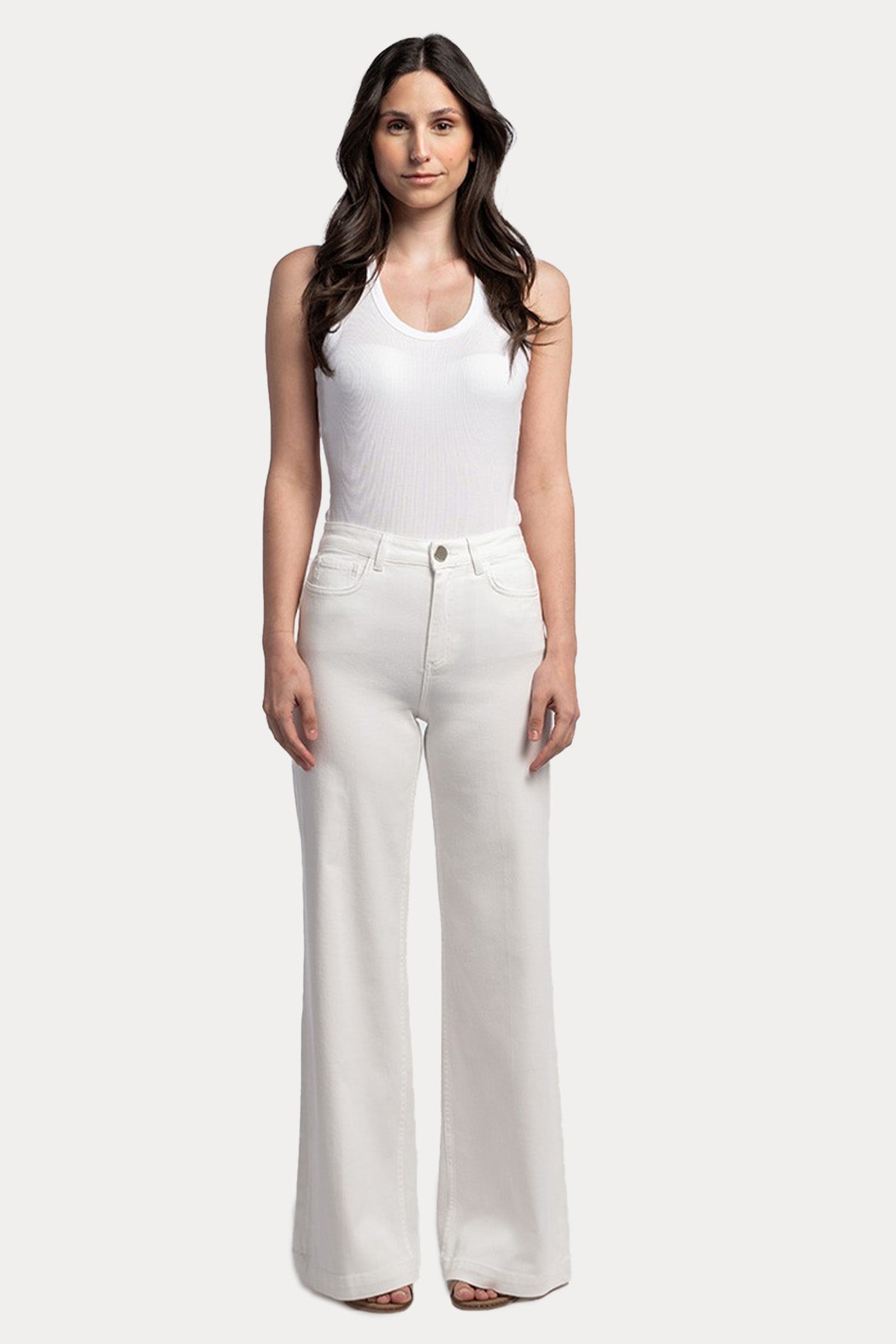 Goldgarn Palazzo Straight Fit İspanyol Paça Jeans-Jeans-Libas