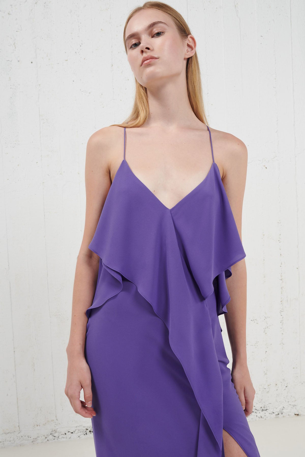 Stelios Koudounaris Sırt Dekolteli Maxi Abiye Elbise