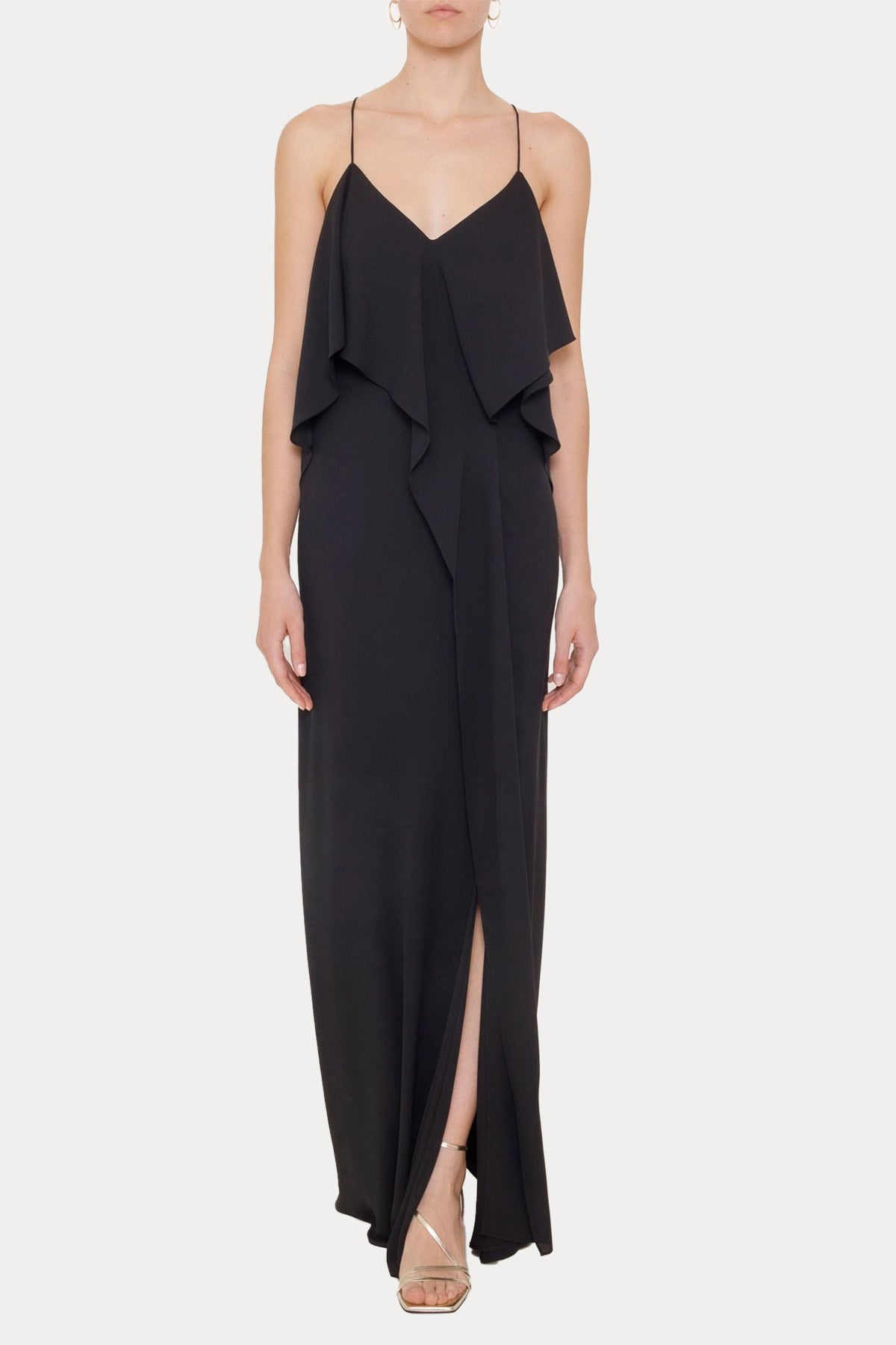 Stelios Koudounaris Sırt Dekolteli Maxi Abiye Elbise