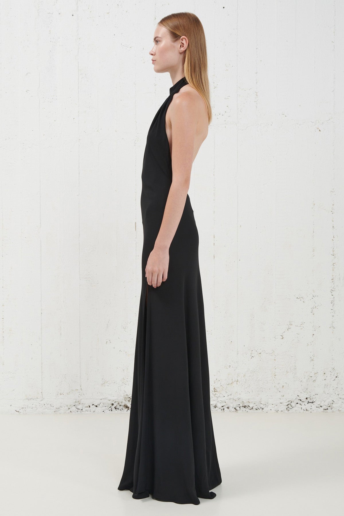 Stelios Koudounaris Sırt Dekolteli Maxi Abiye Elbise