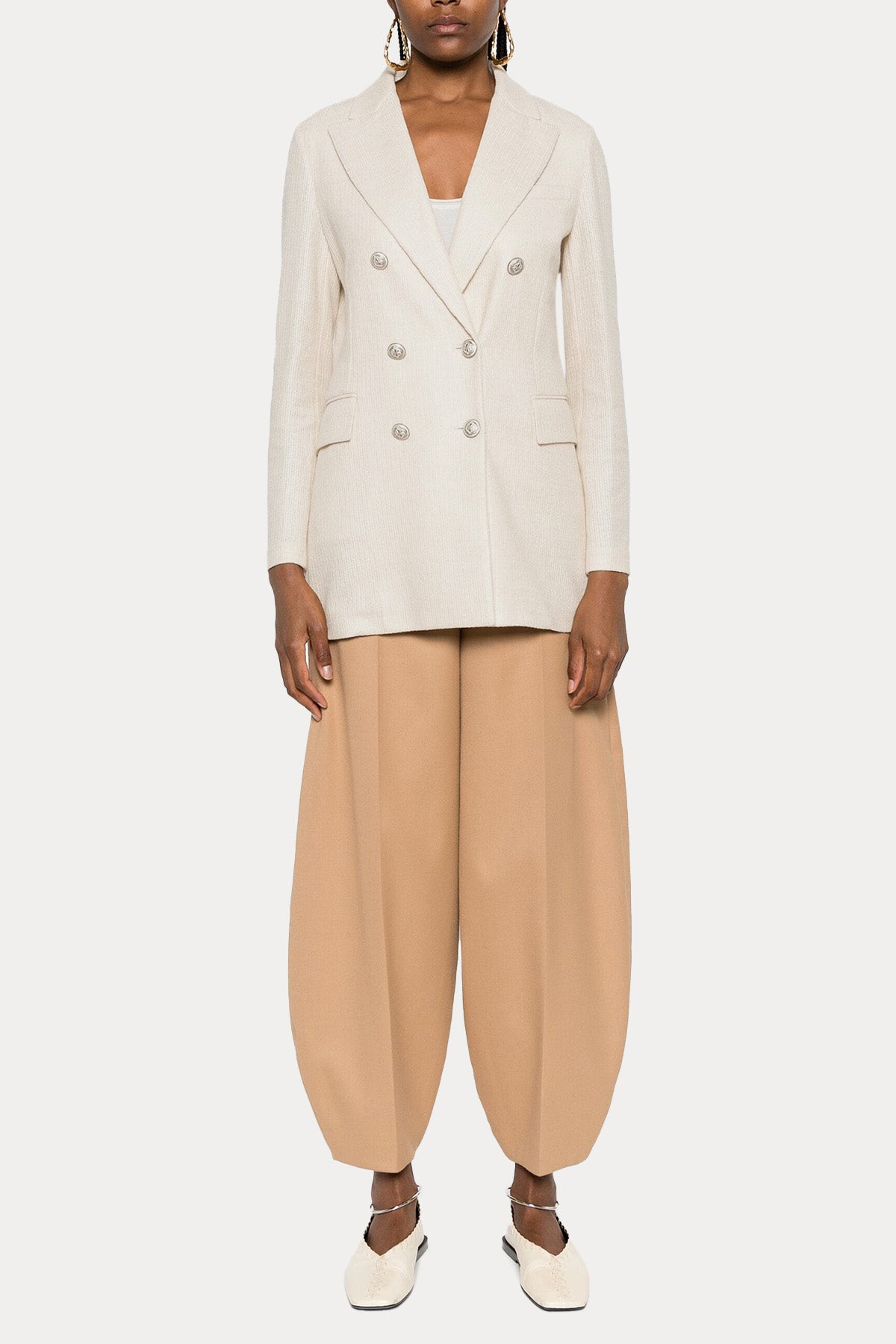 Circolo 1901 Spor Kruvaze Blazer Ceket-Ceket-Libas