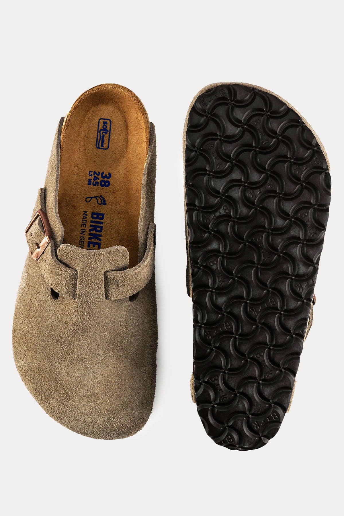 Birkenstock Boston Tek Tokalı Doğal Deri Terlik