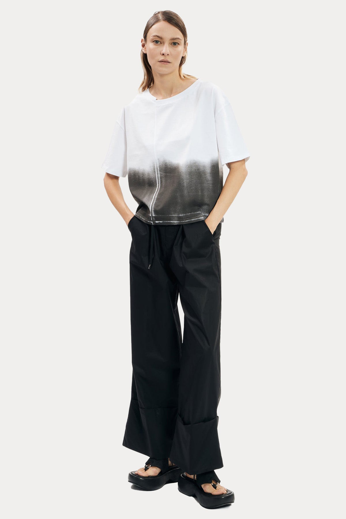 Ixos Yuvarlak Yaka Streç T-shirt