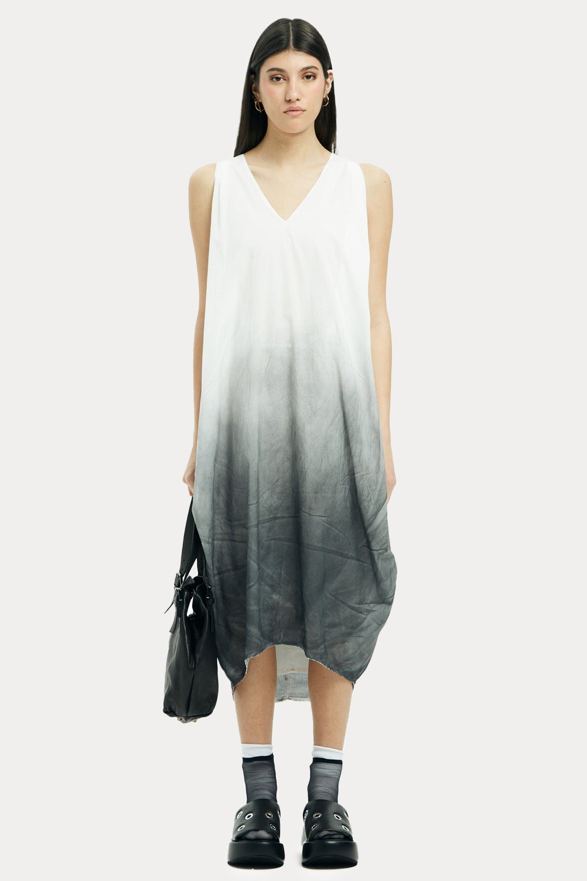 Ixos V Yaka Midi Elbise