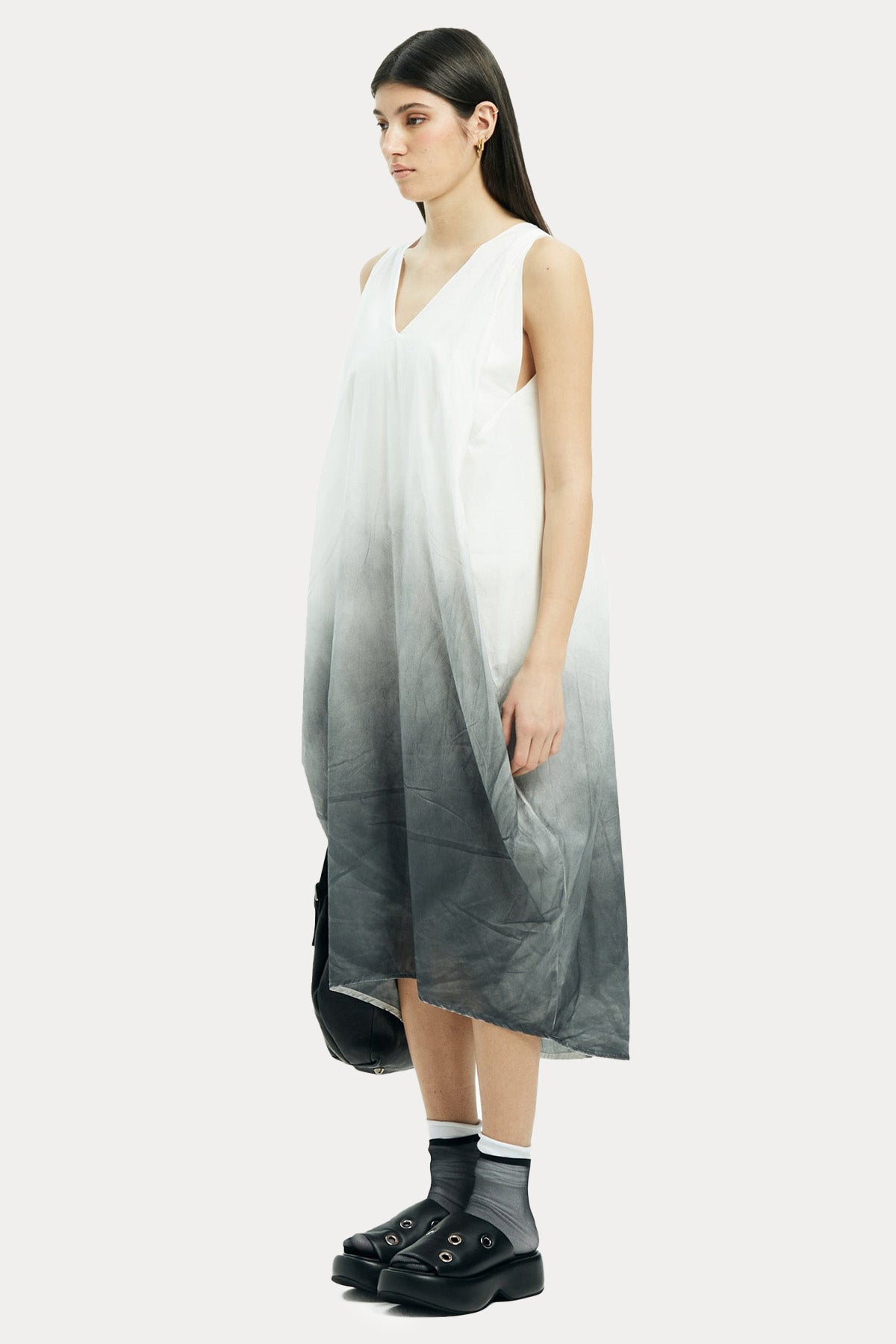 Ixos V Yaka Midi Elbise