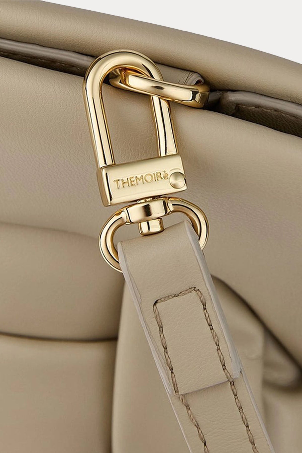 Themoire Örgü Deri Omuz Çantası