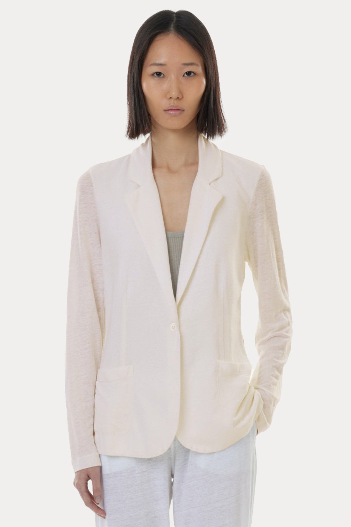 Majestic Streç İnce Örgü Blazer Ceket