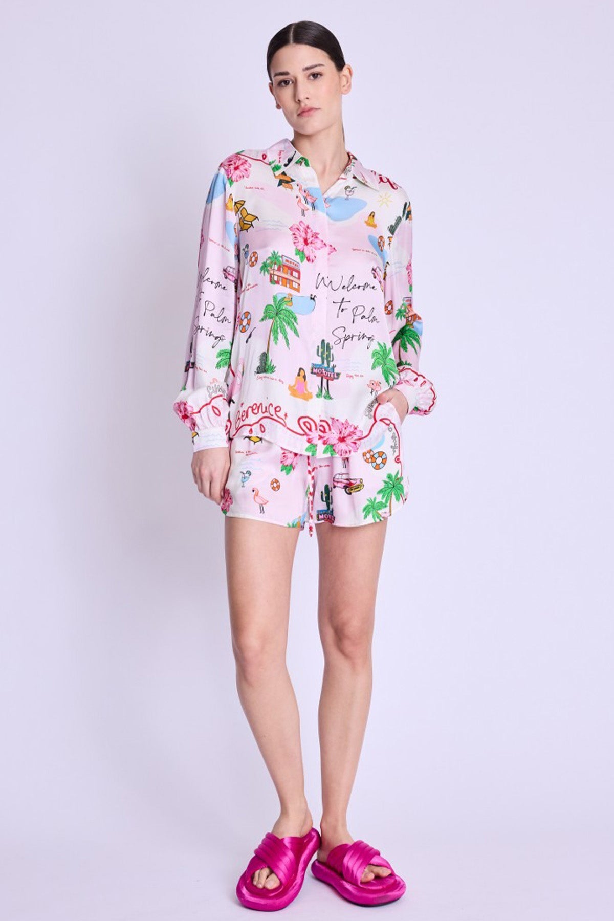 Berenice Calia Regular Fit Desenli Gömlek