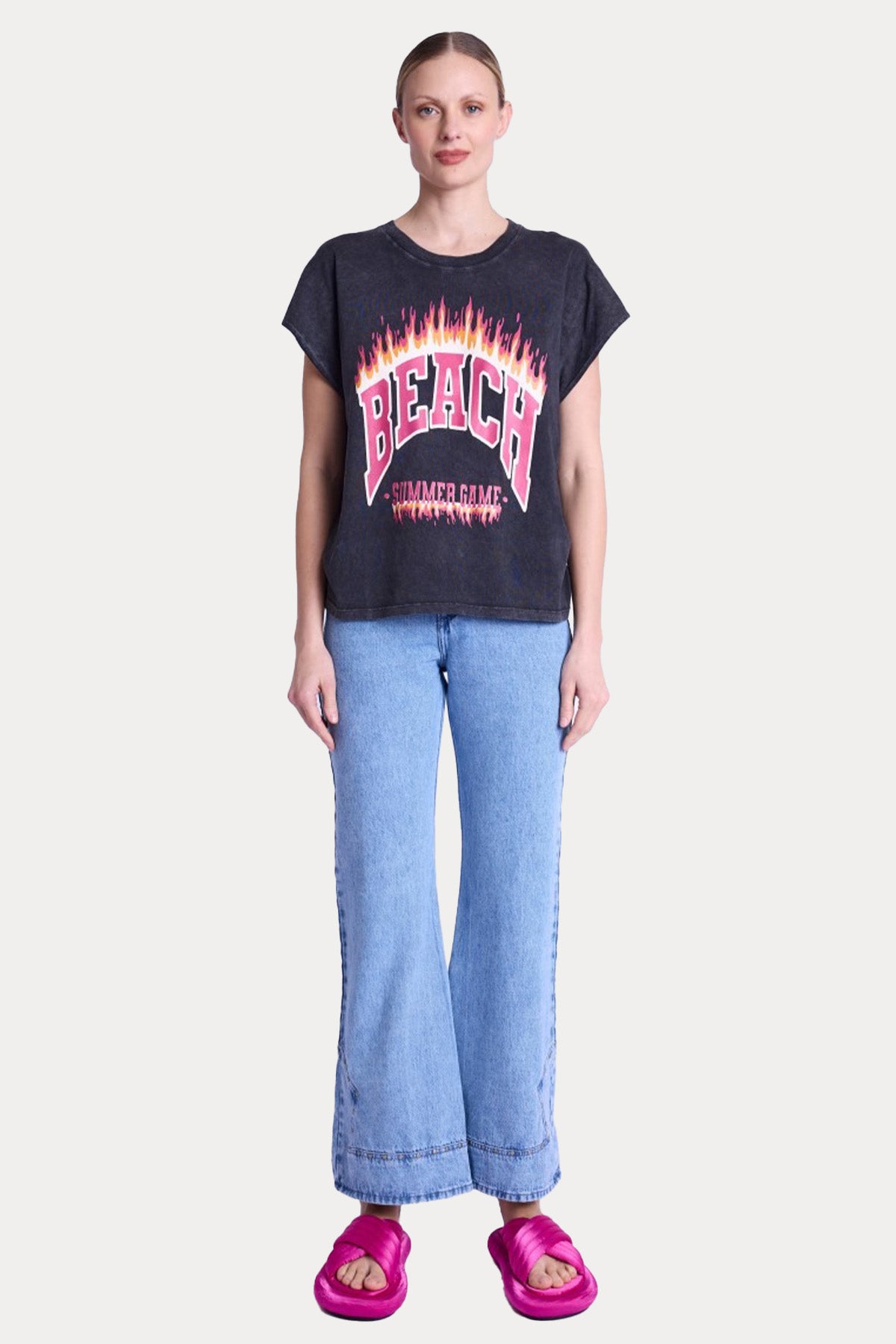 Berenice Eflam Beach Logolu T-shirt