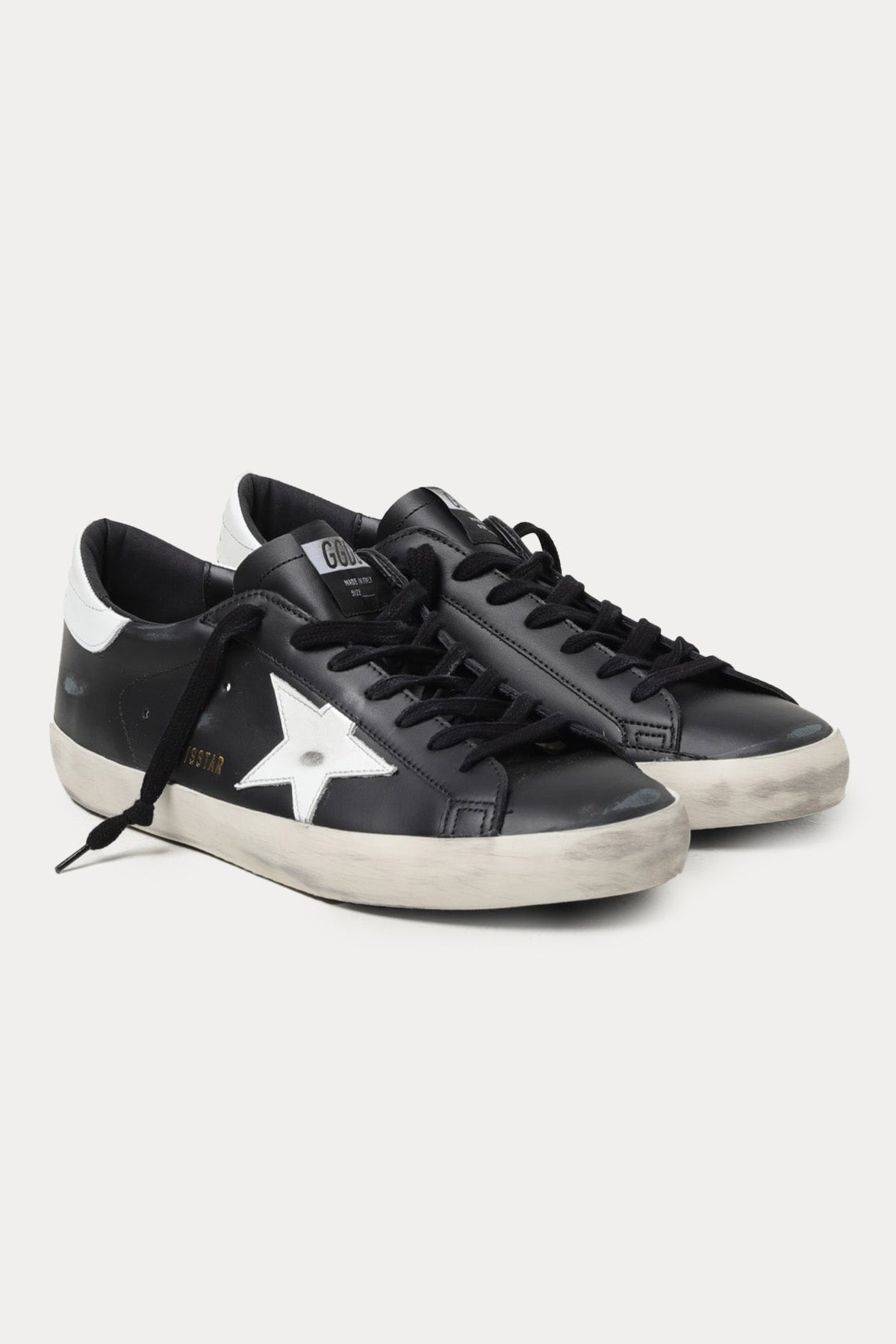 Golden Goose Super-Star Deri Sneaker Ayakkabı-Ayakkabı-Libas
