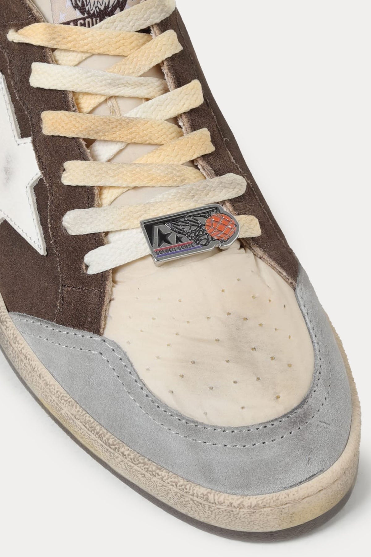 Golden Goose Ball-Star Süet Sneaker Ayakkabı-Ayakkabı-Libas