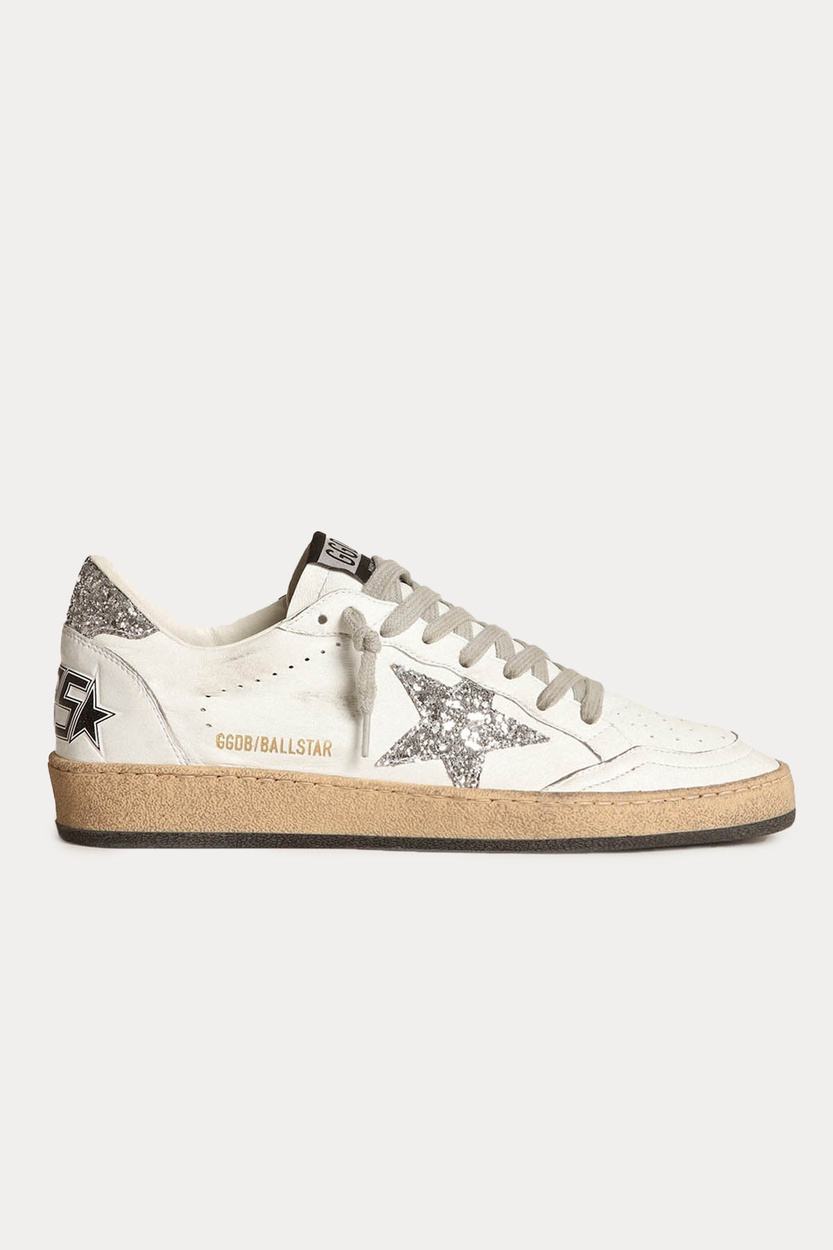 Golden Goose Ball-Star Payetli Deri Sneaker Ayakkabı
