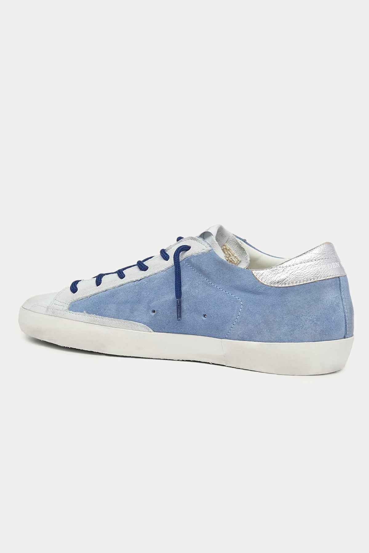 Golden Goose Super-Star Payetli Nubuk Deri Sneaker Ayakkabı-Ayakkabı-Libas