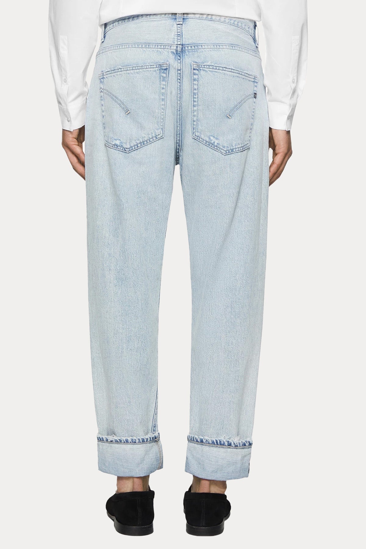 Dondup Paco Loose Fit Yıkamalı Yırtıklı Jeans