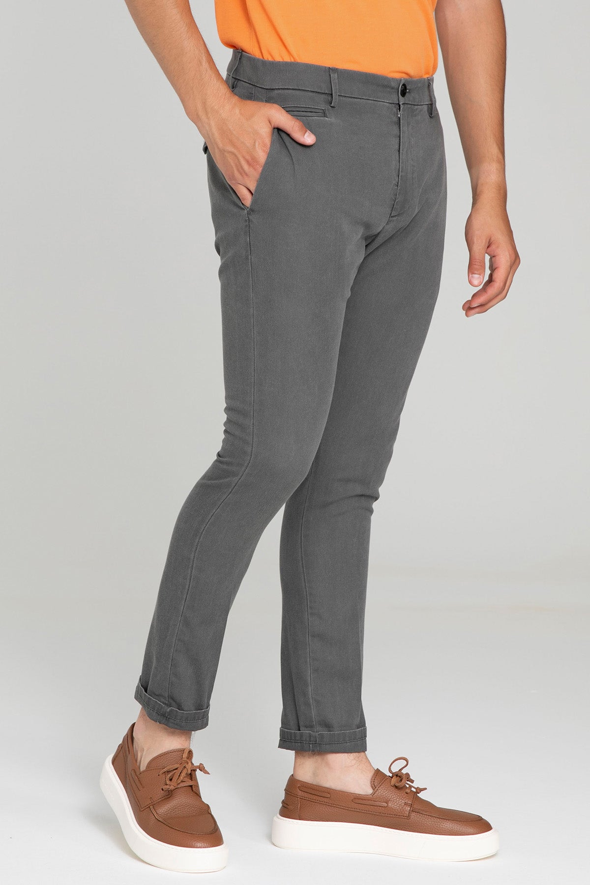 Dondup Joe Carrot Fit Yandan Cepli Pantolon-Pantolon-Libas