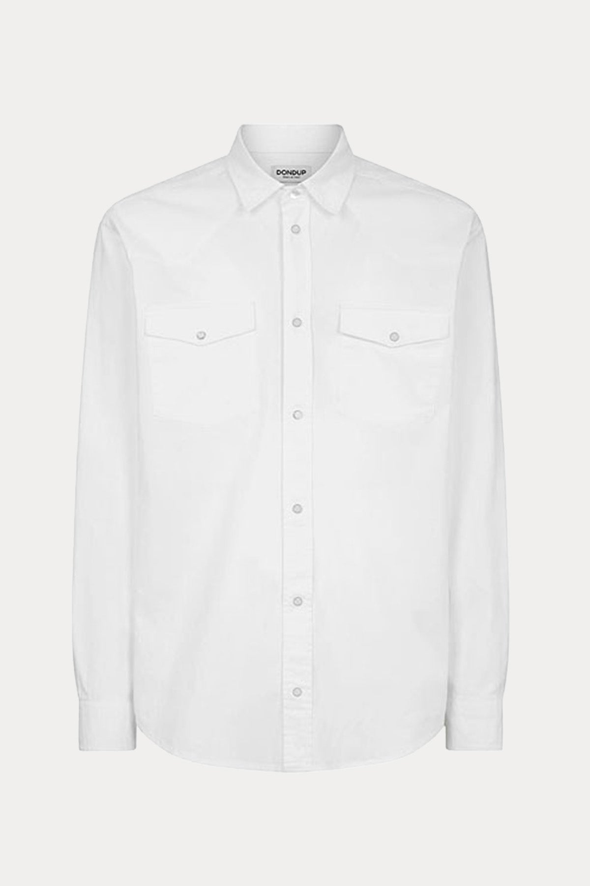 Dondup Regular Fit Cepli Denim Gömlek-Gömlek-Libas