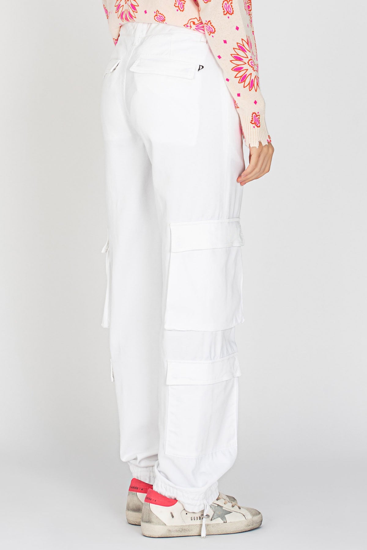 Dondup Paçası Büzgülü Kargo Cepli Jeans