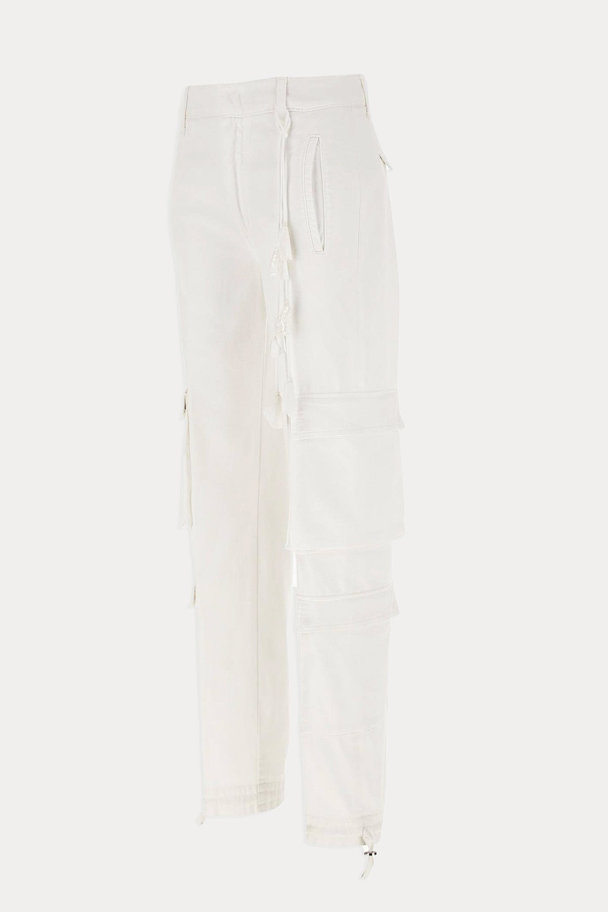 Dondup Paçası Büzgülü Kargo Cepli Jeans