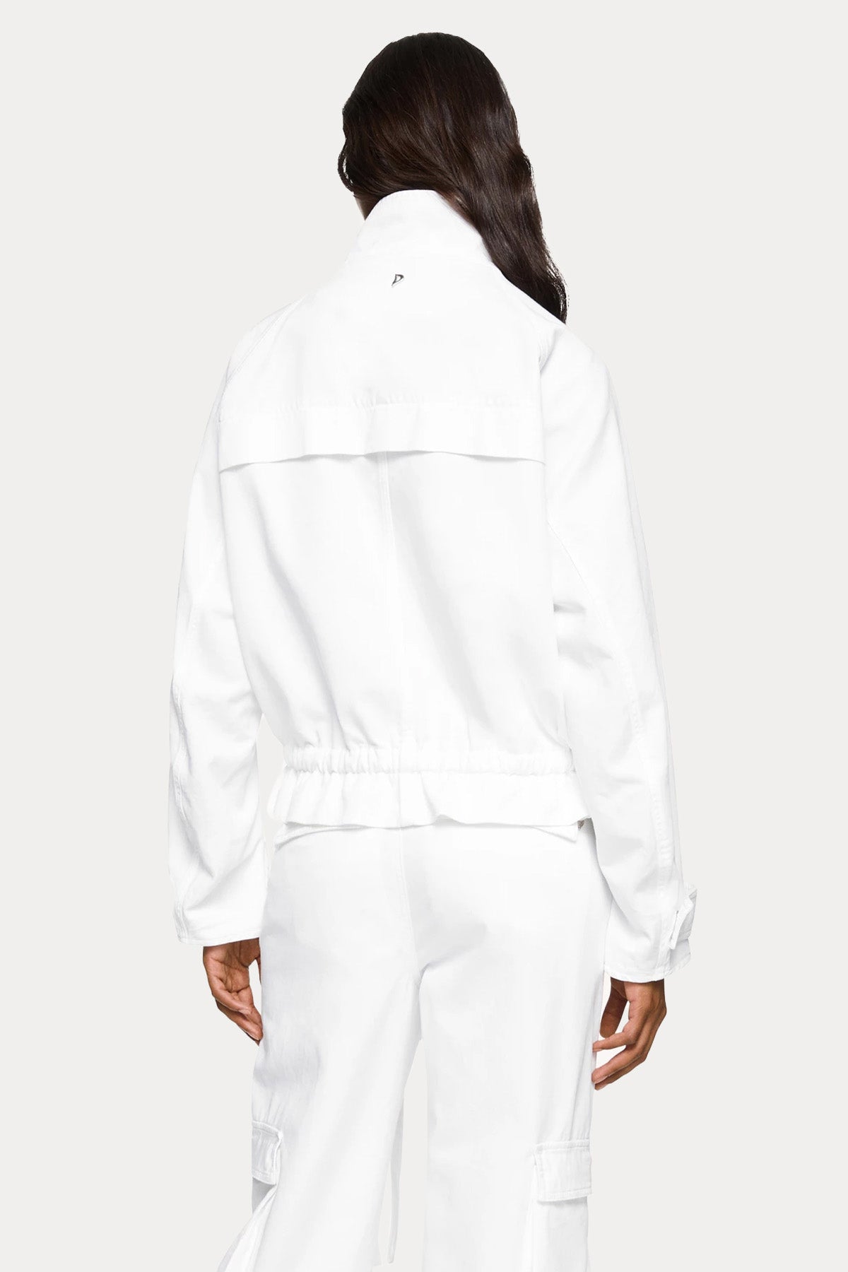 Dondup Dik Yaka Büzgü Detaylı Geniş Kesim Ceket