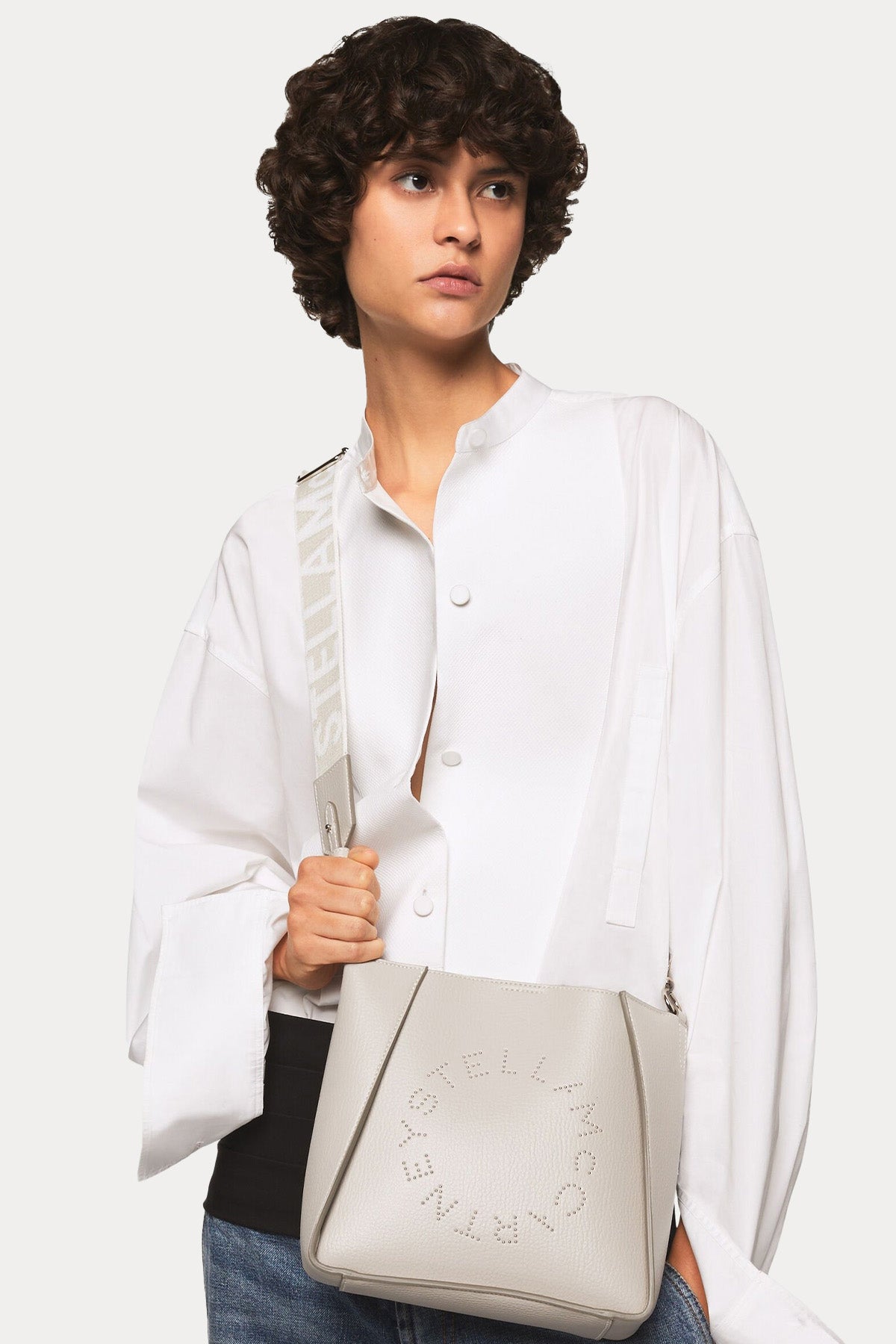 Stella Mccartney Logolu Small Omuz Çantası