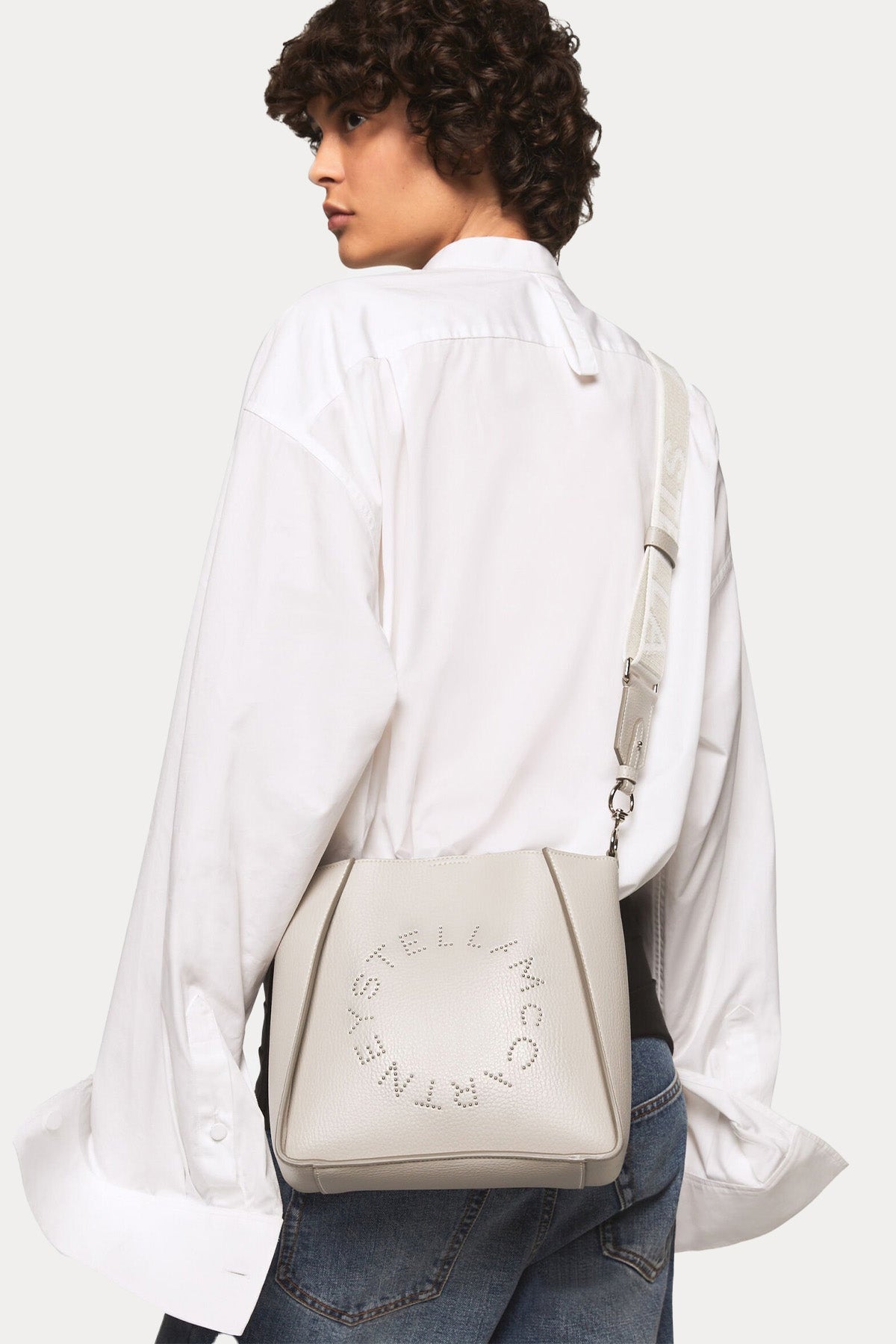 Stella Mccartney Logolu Small Omuz Çantası