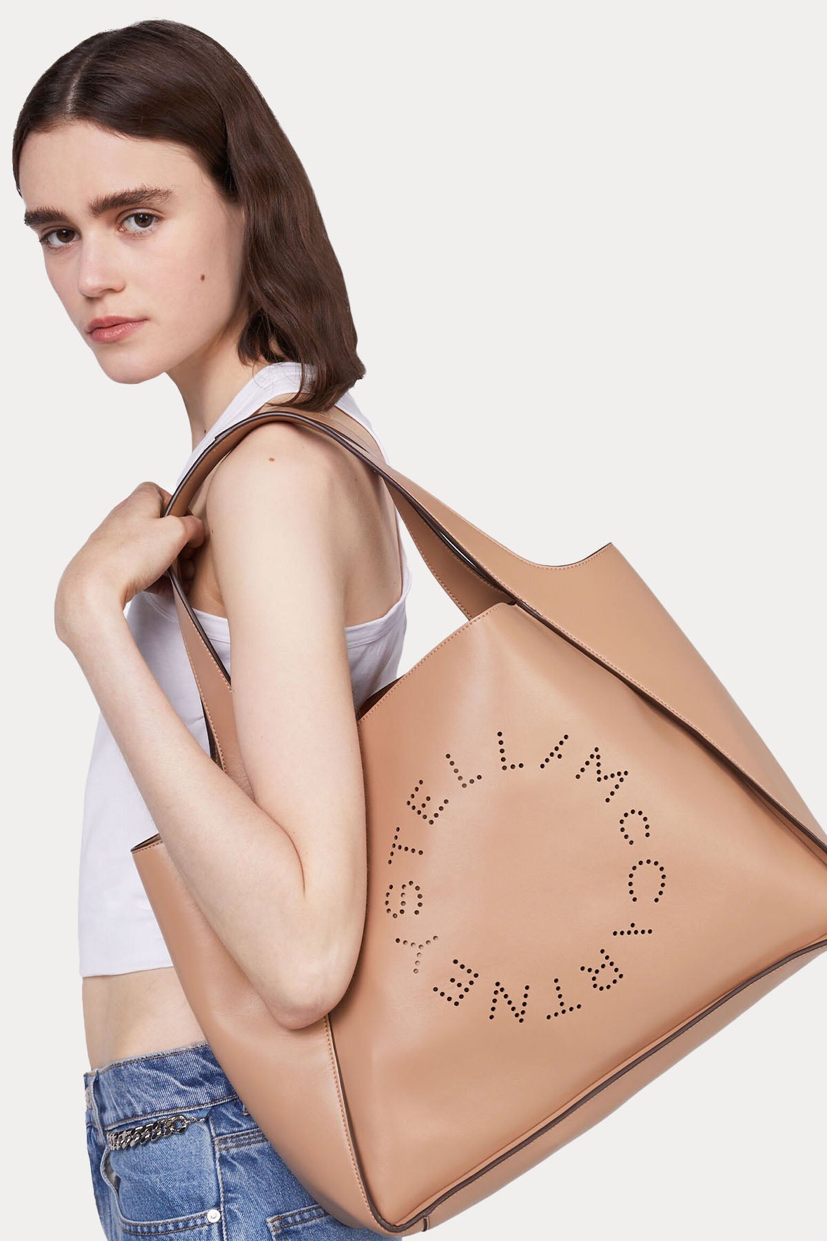 Stella Mccartney Logolu Tote Çanta