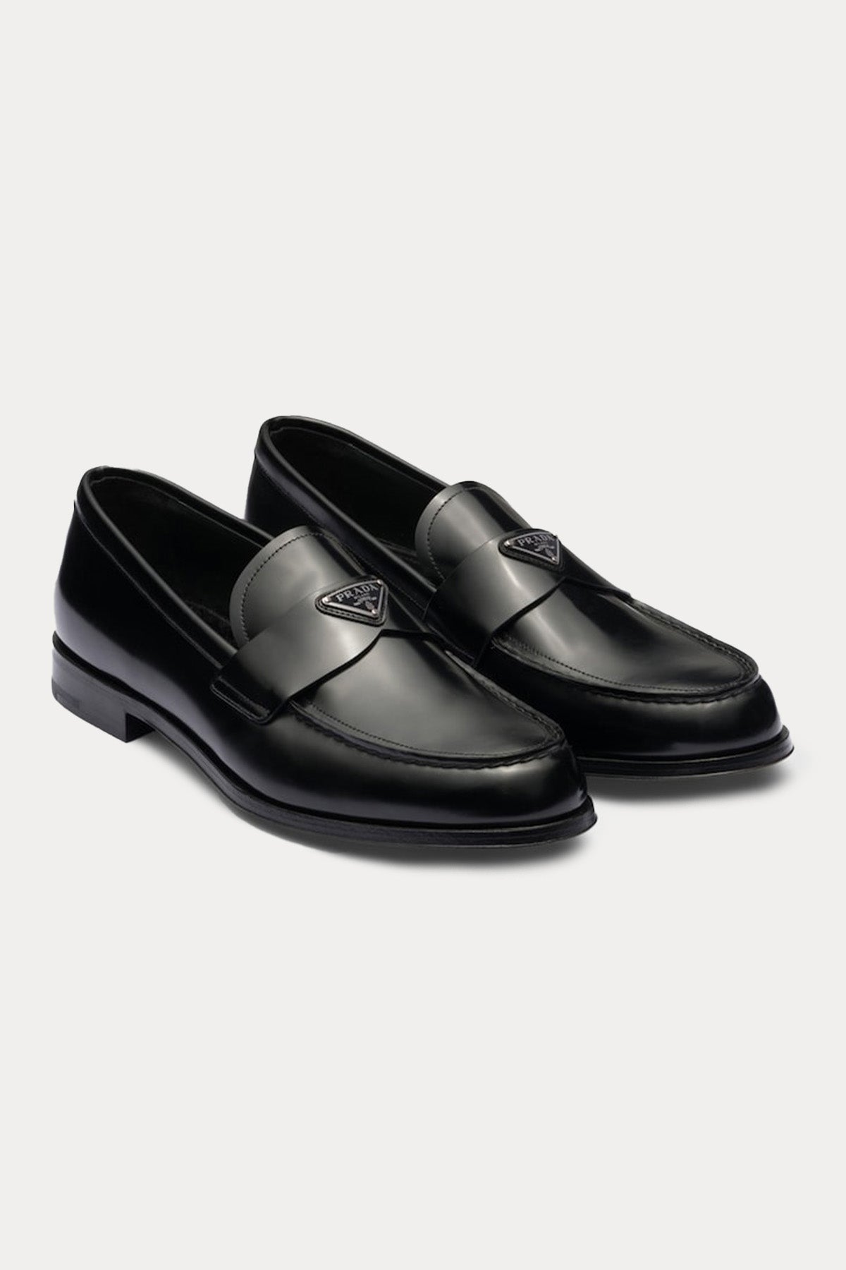 Prada Deri Loafer Ayakkabı-Ayakkabı-Libas