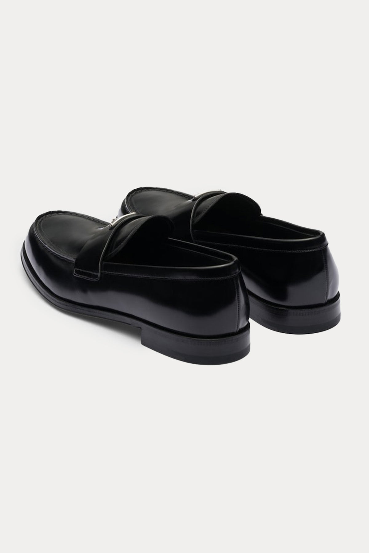 Prada Deri Loafer Ayakkabı-Ayakkabı-Libas