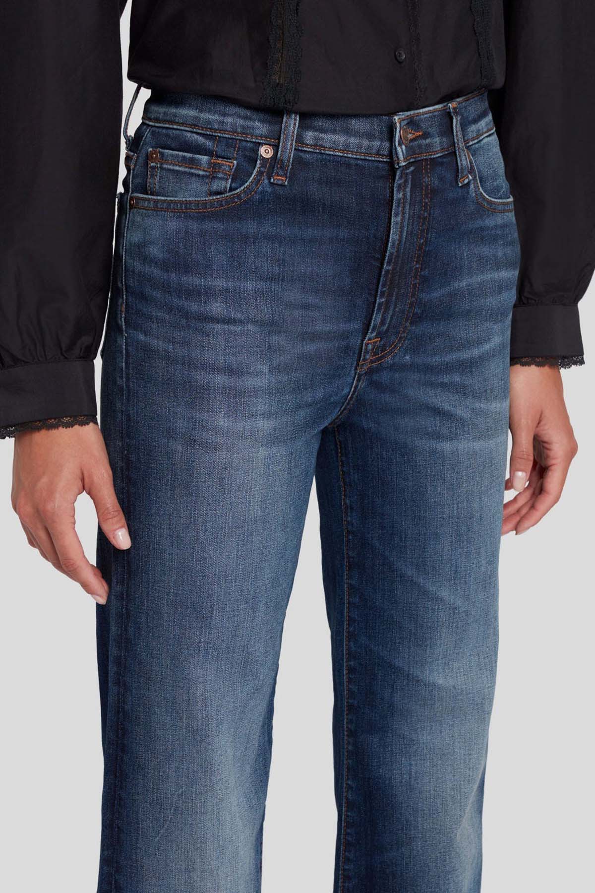 7 For All Mankind Dojo Geniş İspanyol Paça Jeans