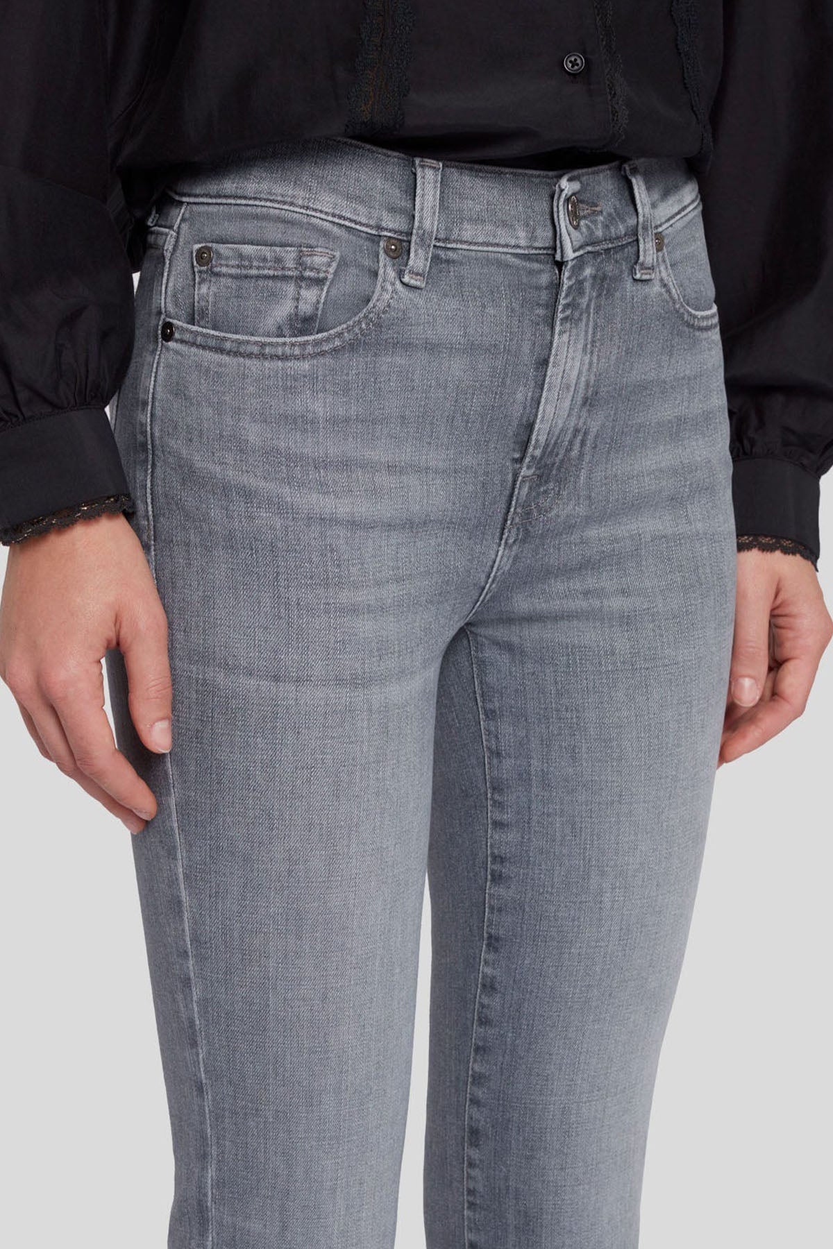 7 For All Mankind The Straight Crop Slim Fit Jeans