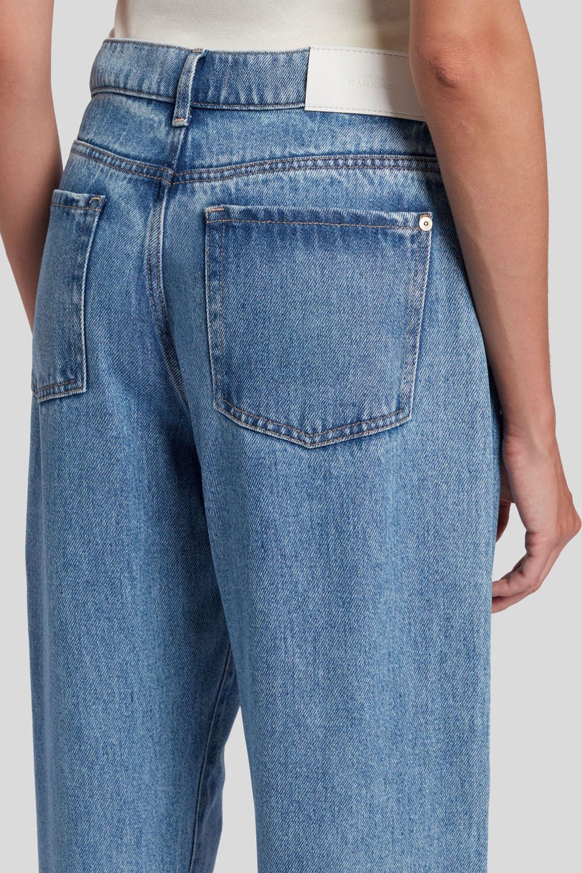 7 For All Mankind Valentine Tess Trouser Straight Fit Jeans-Jeans-Libas