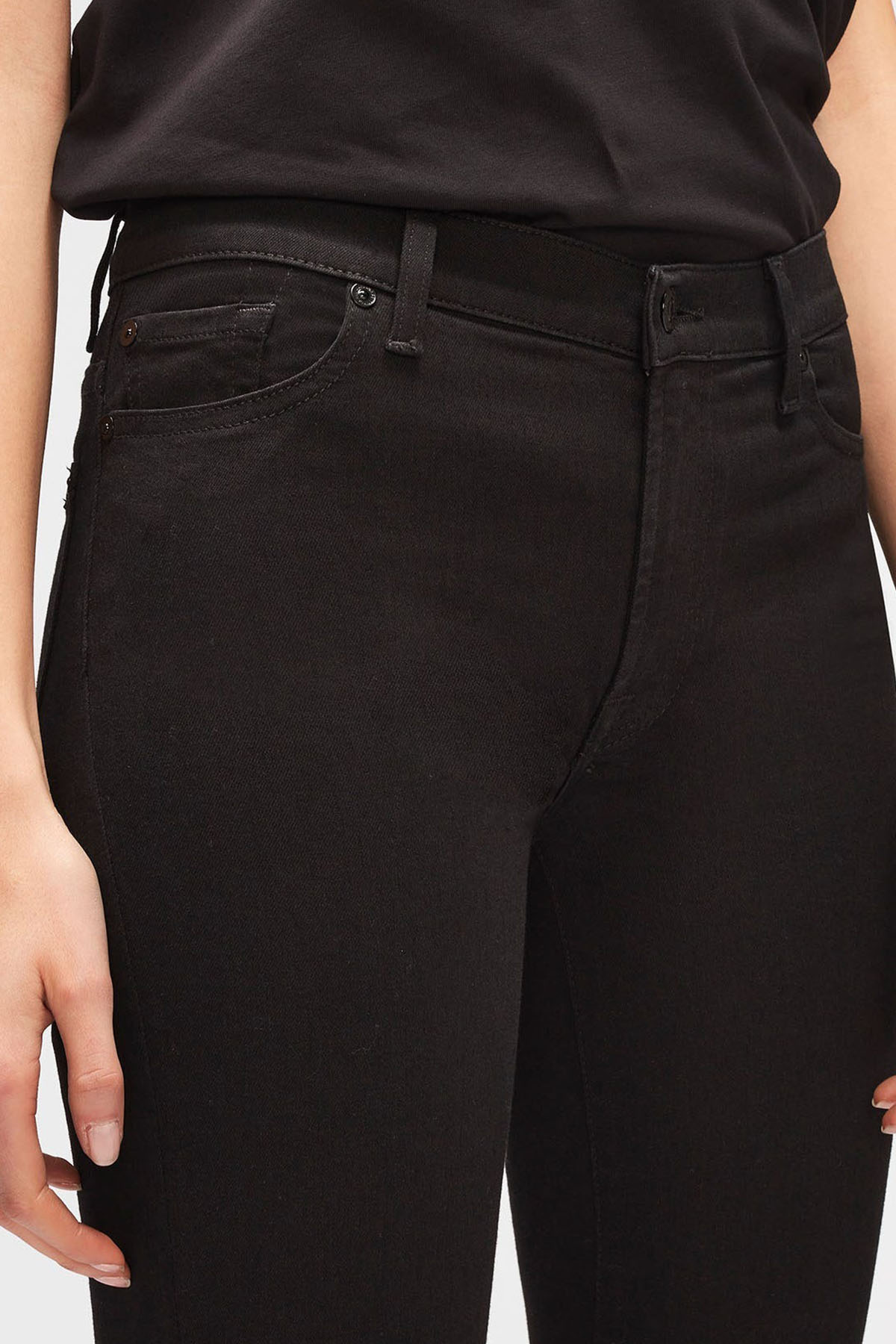 7 For All Mankind Rinsed Skinny Fit Streç Jeans