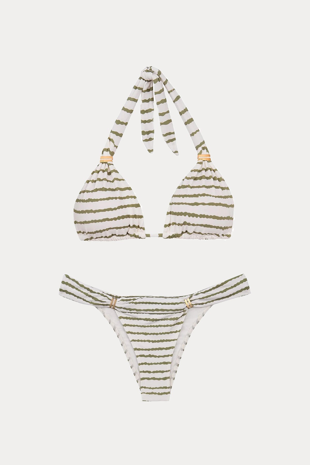 Vix Borea Bia Boyundan Bağlamalı Çizgili Bikini-Bikini-Libas
