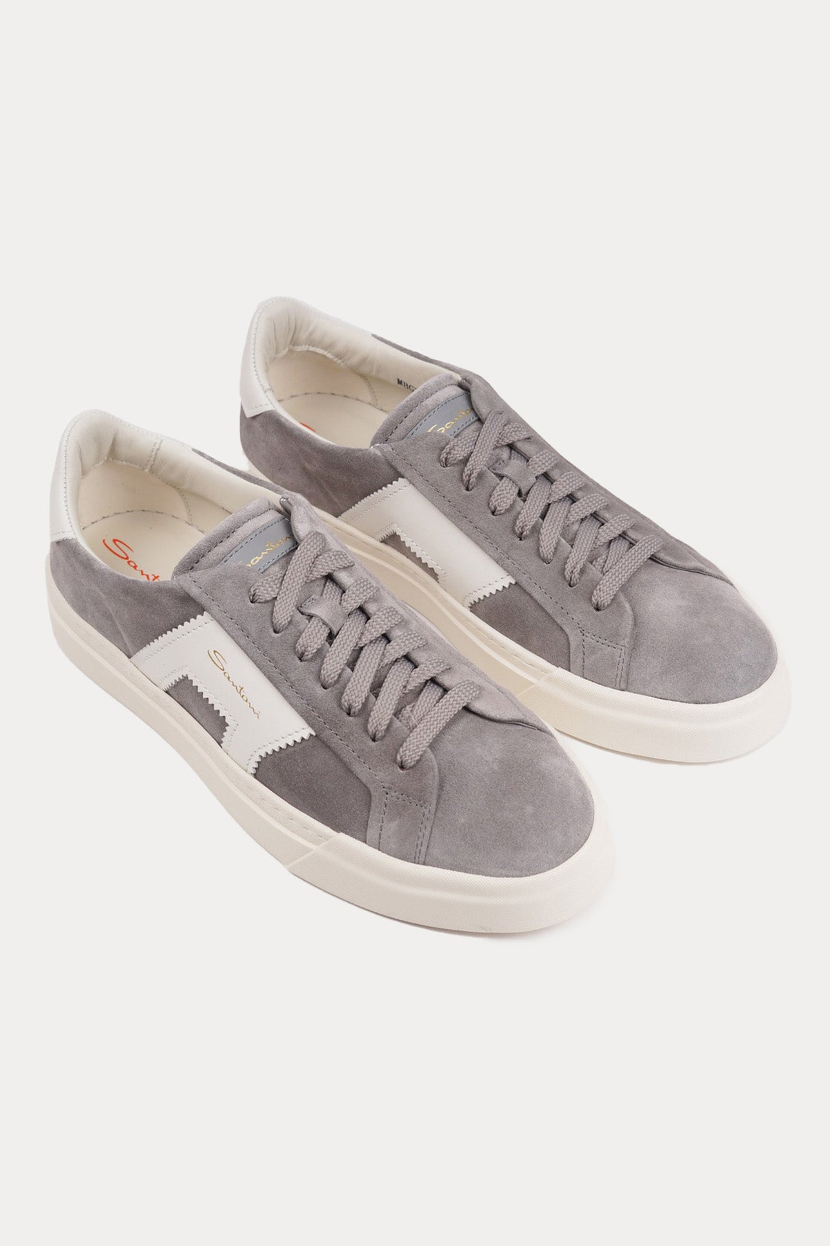 Santoni Double Buckle Süet Sneaker Ayakkabı