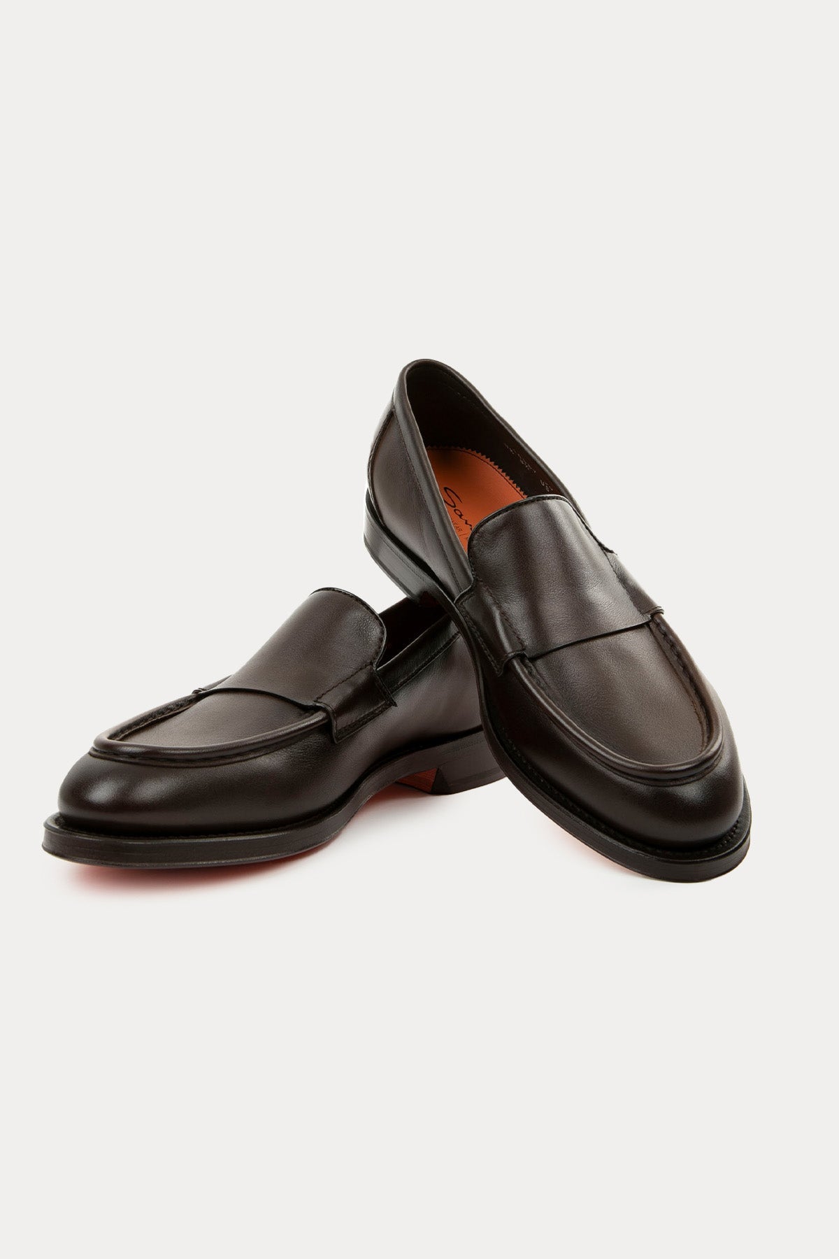 Santoni Goodyear Taban Deri Loafer Ayakkabı