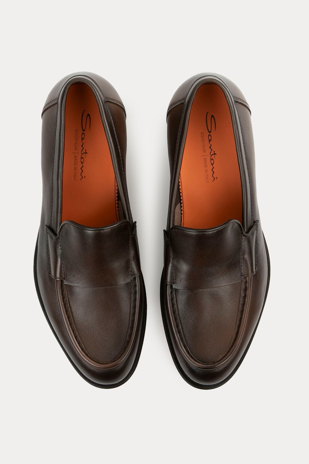 Santoni Goodyear Taban Deri Loafer Ayakkabı