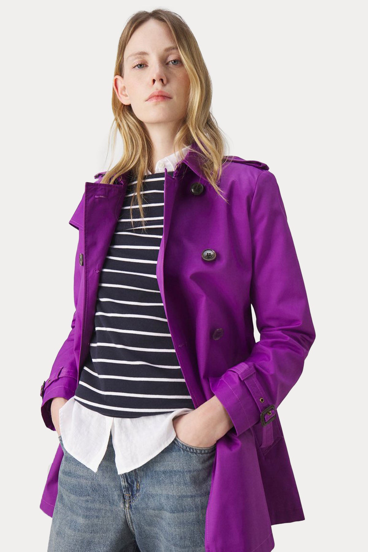 Polo Ralph Lauren Kruvaze Kemerli Trençkot