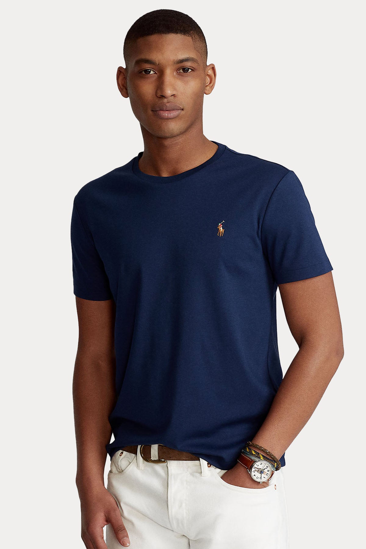 Polo Ralph Lauren Custom Slim Fit Yuvarlak Yaka T-shirt