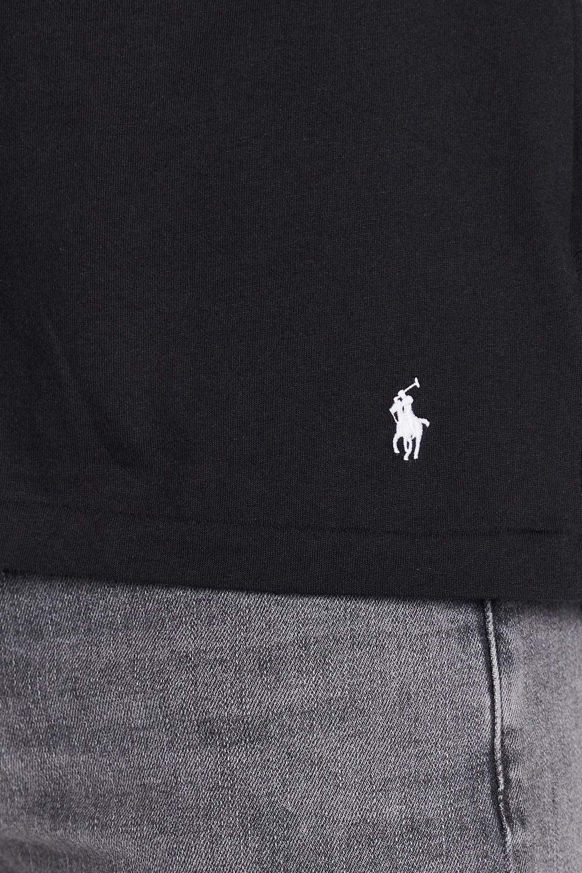 Polo Ralph Lauren Custom Fit Yuvarlak Yaka Logolu T-shirt