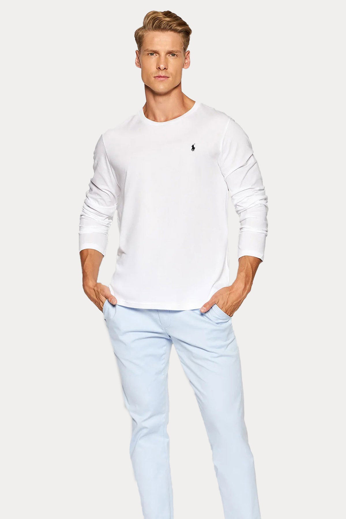 Polo Ralph Lauren Yuvarlak Yaka Logolu T-shirt