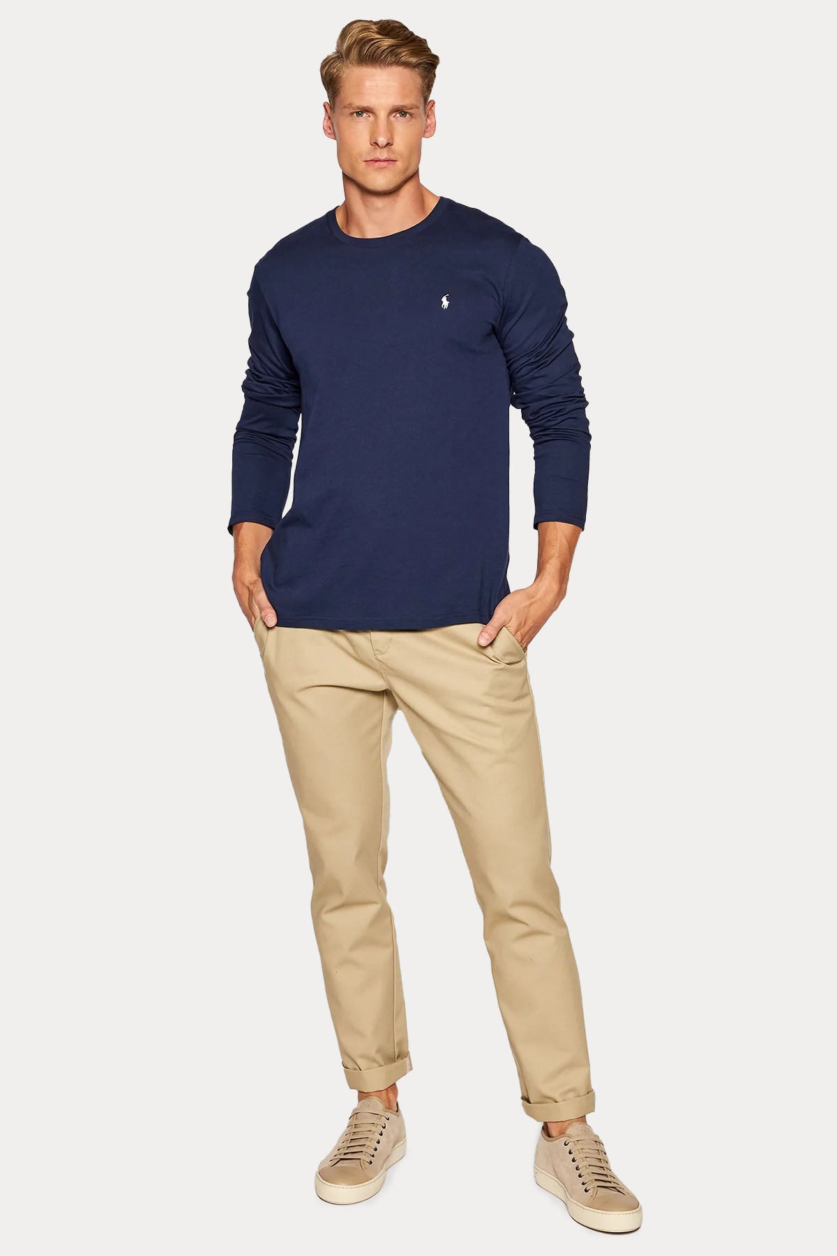 Polo Ralph Lauren Yuvarlak Yaka Logolu T-shirt