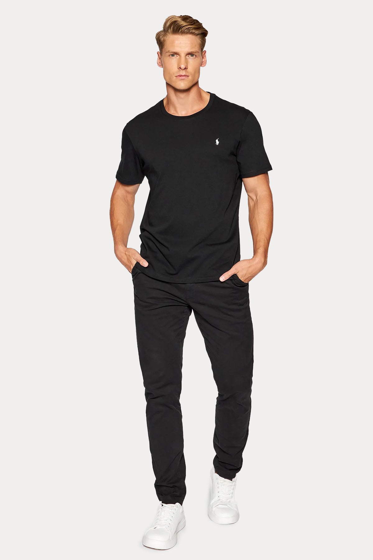 Polo Ralph Lauren Yuvarlak Yaka Logolu T-shirt-T-shirt-Libas