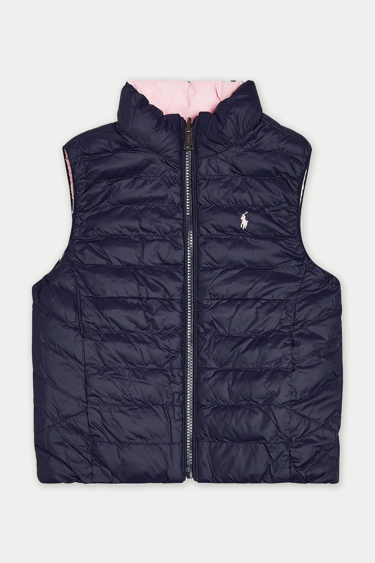 Polo Ralph Lauren Kids 5-6 Yaş Kız Çocuk Çift Taraflı Puffer Yelek