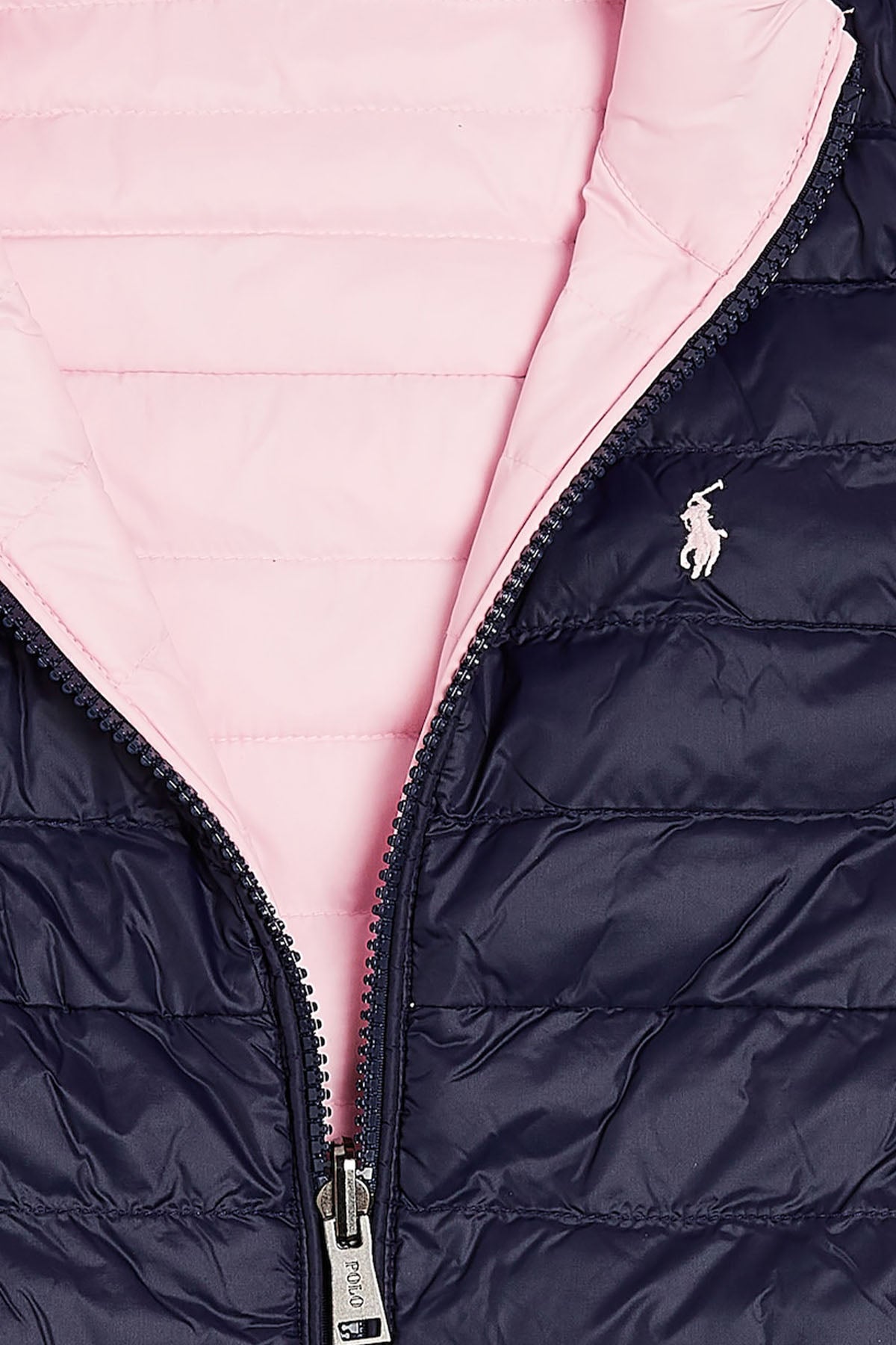 Polo Ralph Lauren Kids 5-6 Yaş Kız Çocuk Çift Taraflı Puffer Yelek