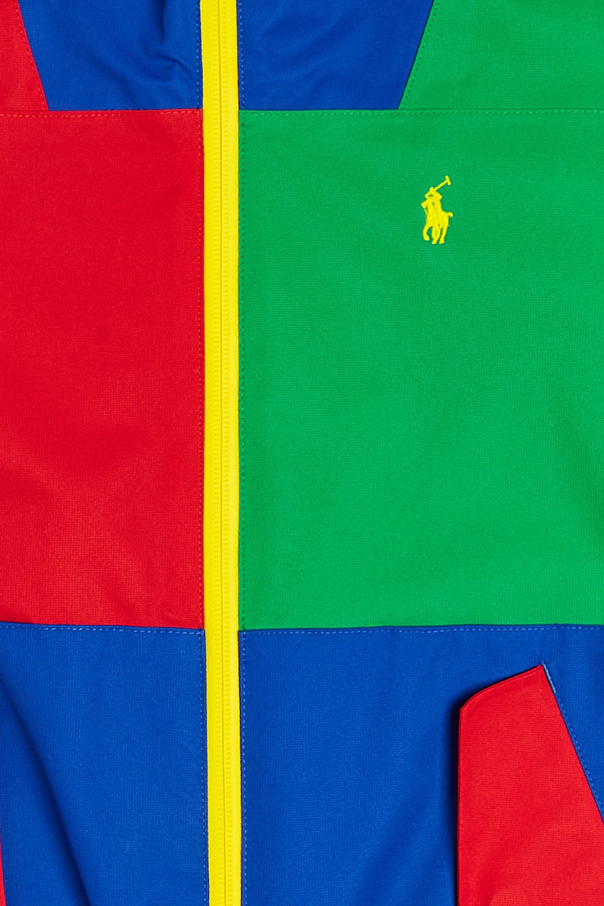 Polo Ralph Lauren Kids 3-6 Yaş Unisex Çocuk Renk Bloklu Kapüşonlu Ceket