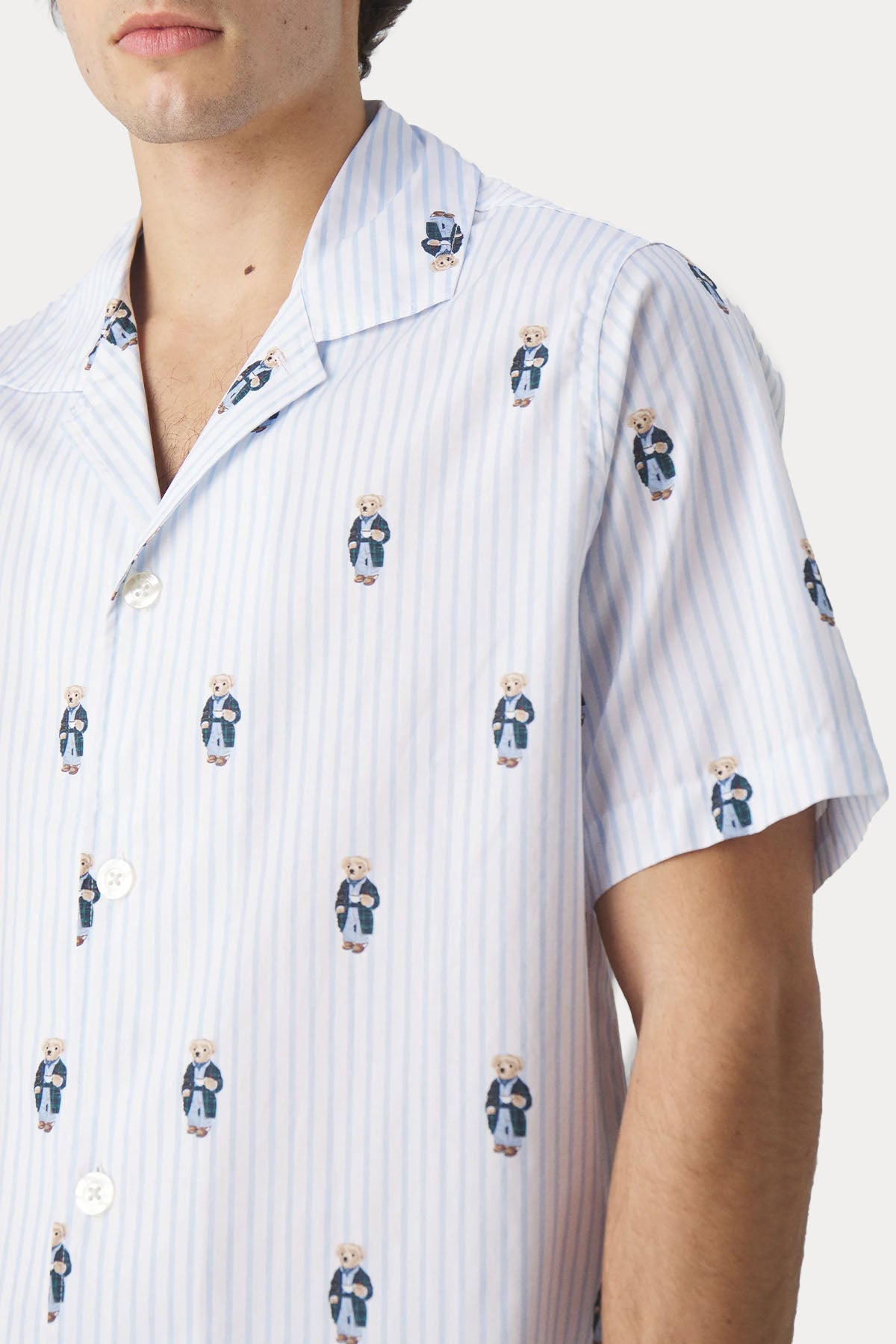 Polo Ralph Lauren Polo Bear Çizgili Pijama Takımı