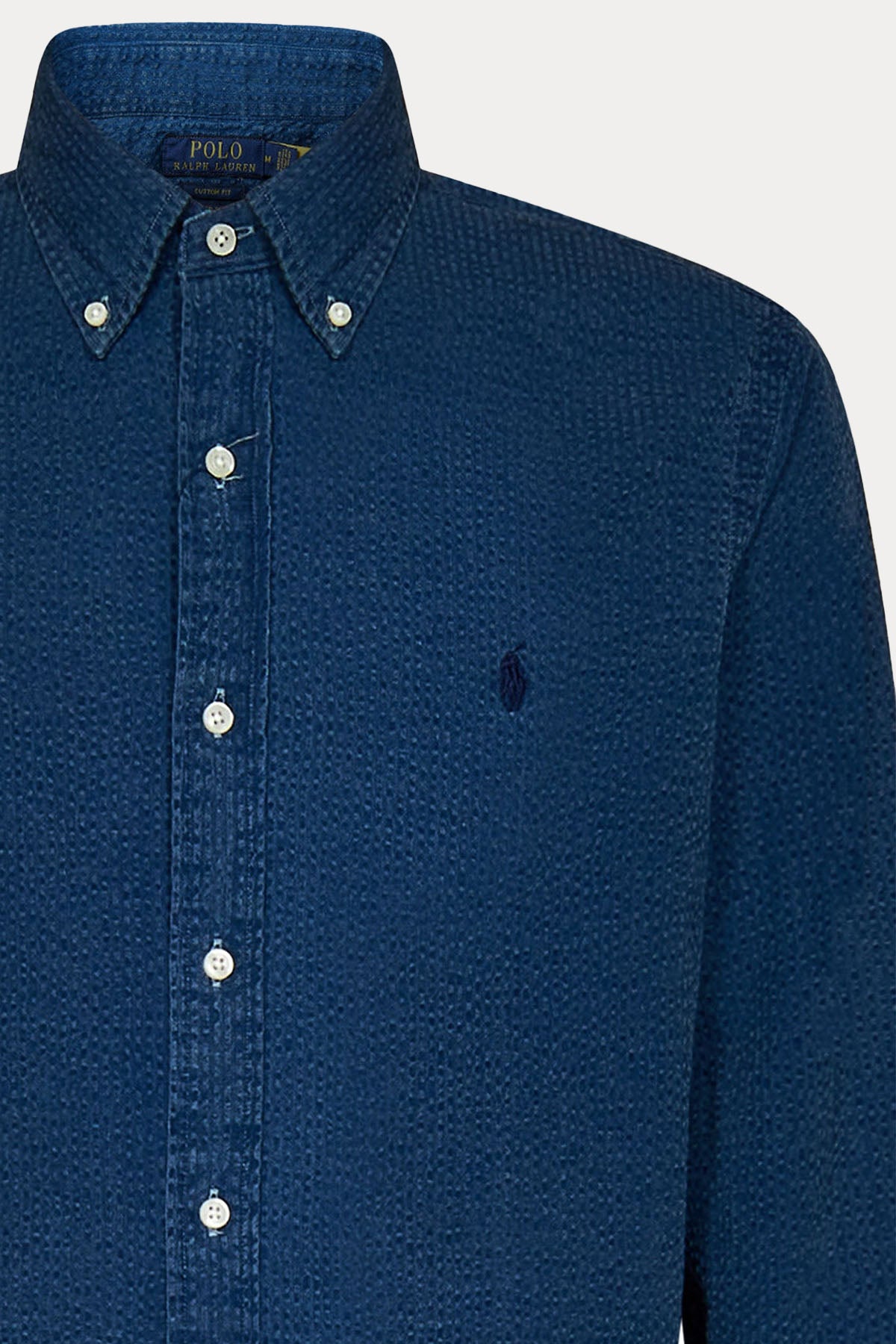 Polo Ralph Lauren Custom Fit Gofre Kumaş Gömlek-Gömlek-Libas