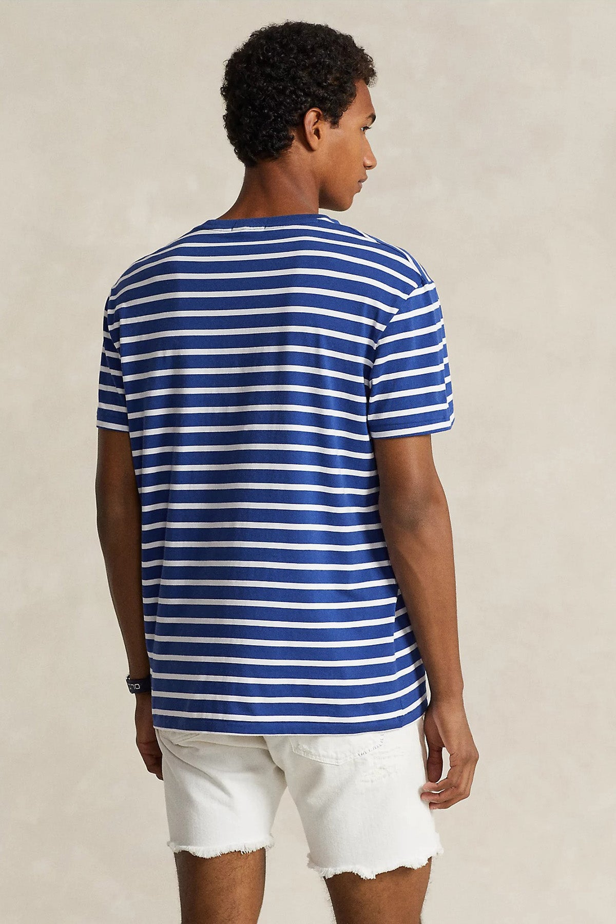 Polo Ralph Lauren Classic Fit Çizgili Yuvarlak Yaka T-shirt