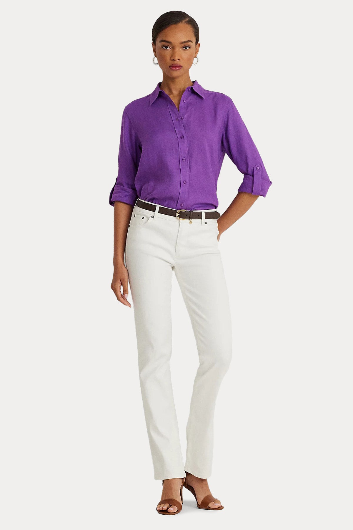 Polo Ralph Lauren Relaxed Fit Keten Gömlek